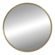 Ava Round Gold Mirror 
